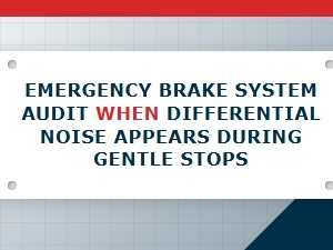 A Differential Noise Protocol for Gentle Stop Audits