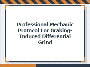 Diagnosing Differential Noise After Braking Events