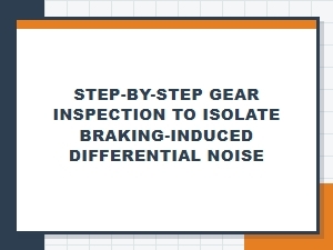 Procedure for Isolating Differential Noise